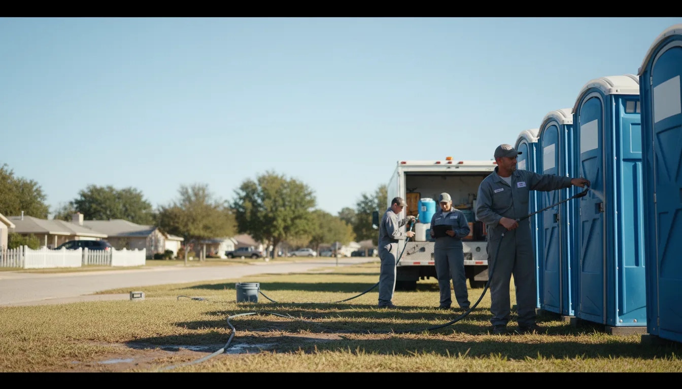 Long-Term Portable Toilet Rental in Calera, AL near me